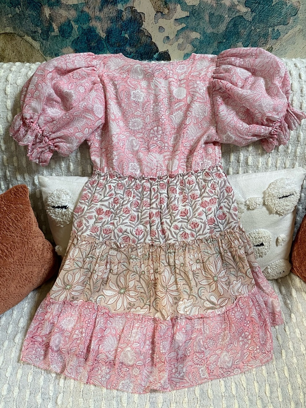 {Saylor} Puff Sleeve Mini Dress - Picture 6 of 15